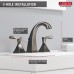 Delta Everly 8 in. Widespread 2-Handle Bathroom Faucet with Metal Drain Assembly in SpotShield Brushed Nickel - B01MG61CN6